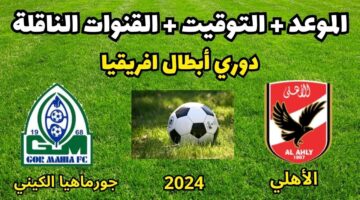 الموافقة لحضور 30 ألف متفرج مباراة الأهلي وجورماهيا الكينى القادمة ببطولة دوري أبطال أفريفيا