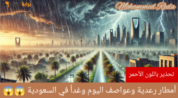 الوطني للأرصاد يحذر من أمطار رعدية