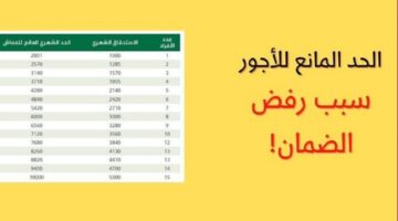 تفاصيل رفع الحد المانع في الضمان المطور