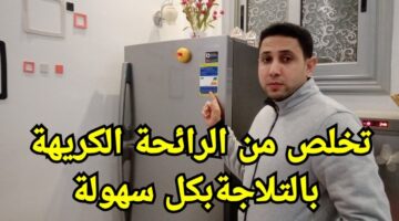 تنظيف الثلاجة وتعطيرها والتخلص من الروائح الكريهه