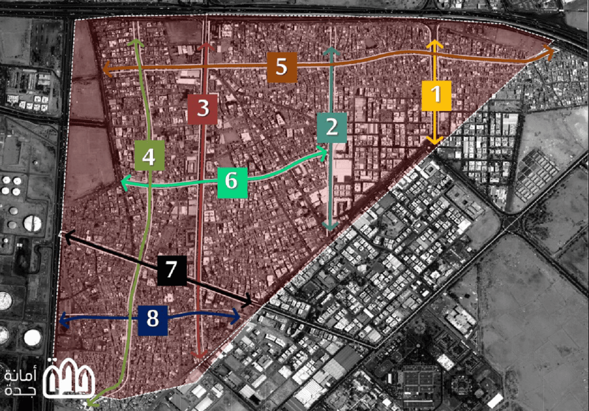خريطة جدة للإزالة والتطوير 1446 بعد آخر تحديث رسميًا الآن smartmap.jeddah.gov.sa