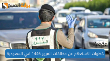 استعلم عن مخالفات المرور برقم السيارة 1446 وطرق السداد في المملكة