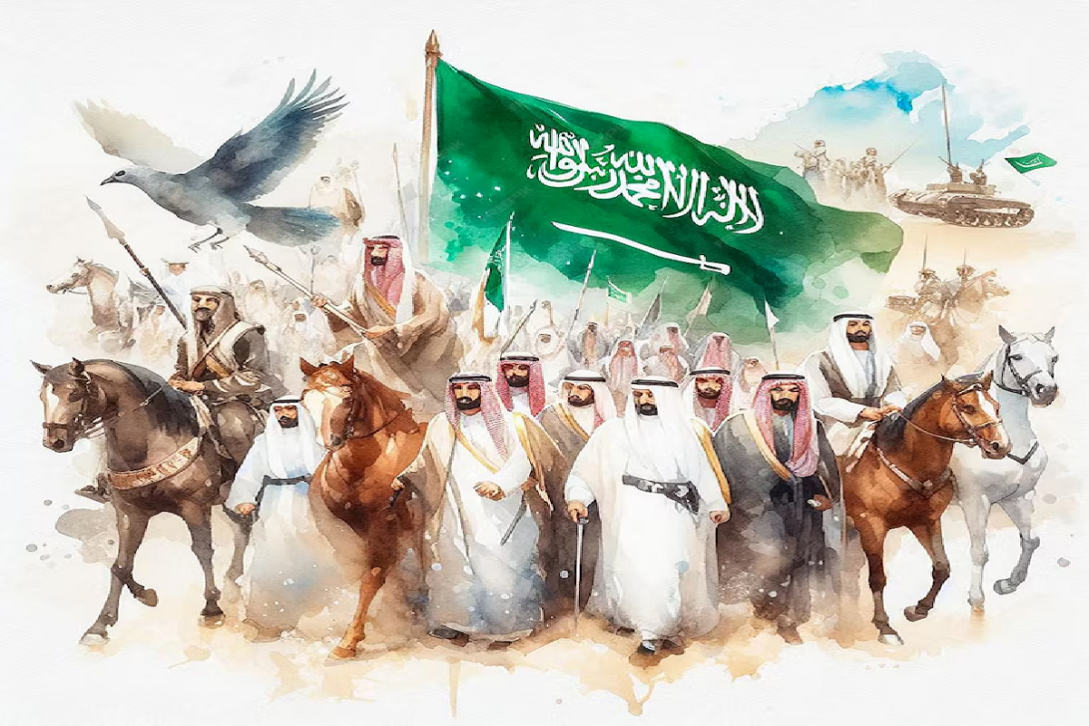 صور رائعة تحمل شعار اليوم الوطني السعودي 2024