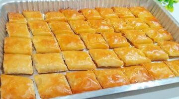 صينية الجلاش الحلو بأسهل وأسرع طريقة 1