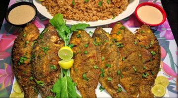 طريقة تتبيلة السمك المشوي والمقلي