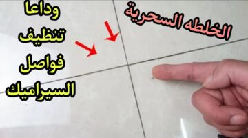 طريقة تنظيف فواصل السيراميك 1