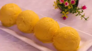 طريقة عمل آيس كريم بالمانجو