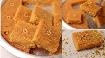 طريقة عمل البسبوسة الأصلية