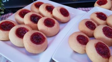 طريقة عمل بسكويت المربى