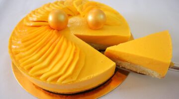 طريقة عمل تورتة موس المانجو الباردة