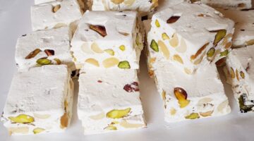 طريقة عمل حلوى النوجه في البيت