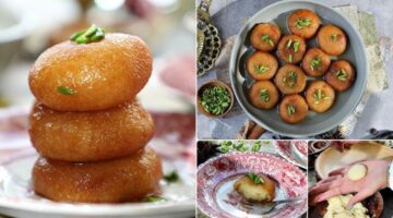 طريقة عمل كرات البسبوسة بالشربات