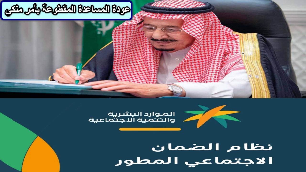 عودة المساعدة المقطوعة بأمر ملكي لمستفيدي الضمان بمناسبة اليوم الوطني … الموارد البشرية توضح