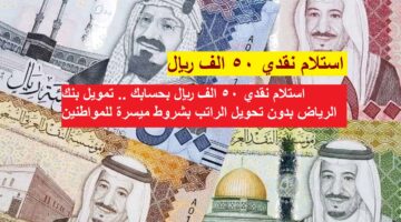 قرض يبدأ من 15 ألف ريال بدون تحويل راتب ولا كفيل تسهيلات في السداد شركة تسهيل للتمويل