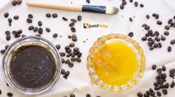 ماسك البيض والقهوة