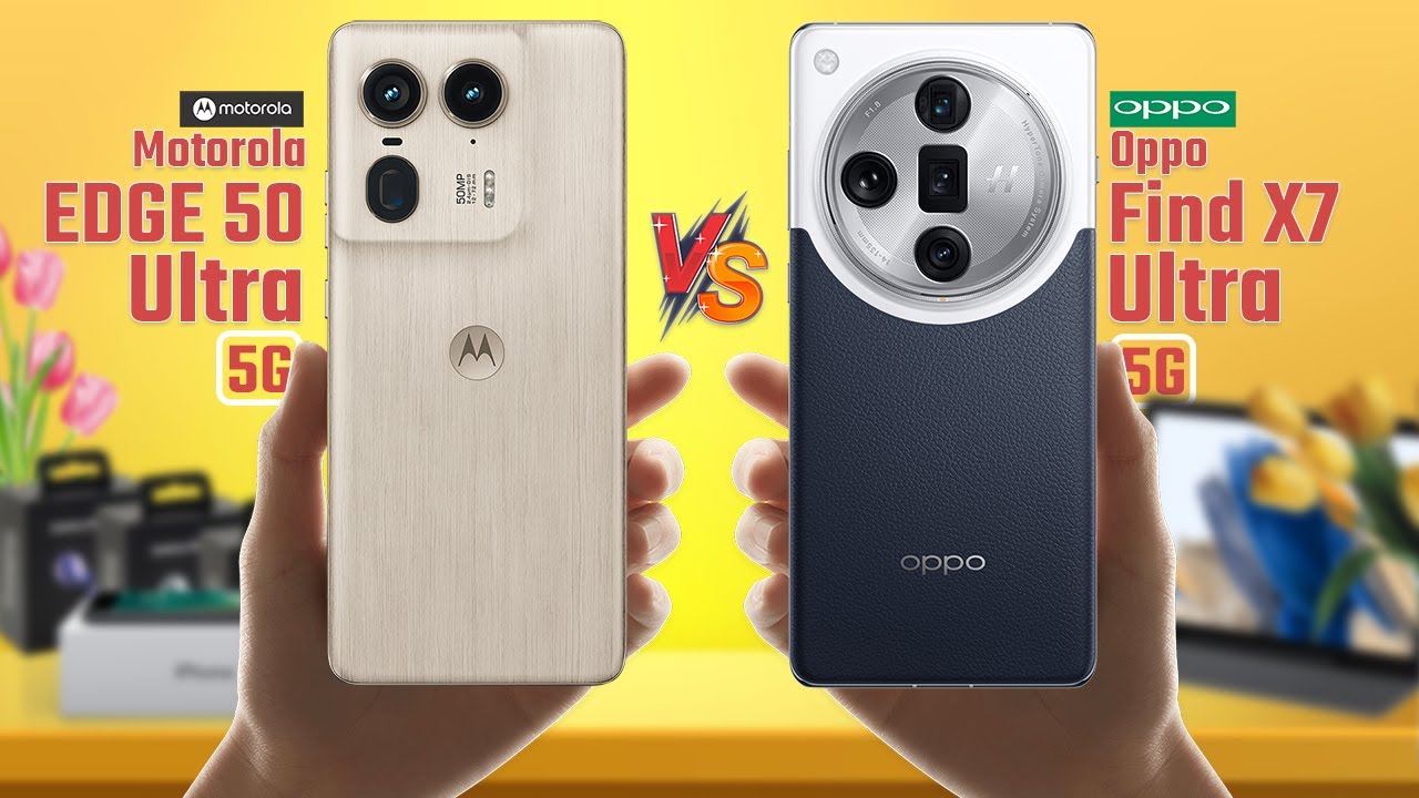 “بيشحنوا في أقل من نص ساعة” .. مقارنة كاملة بين هاتف Oppo Find X7 Ultra و Motorola Edge 50 Pro