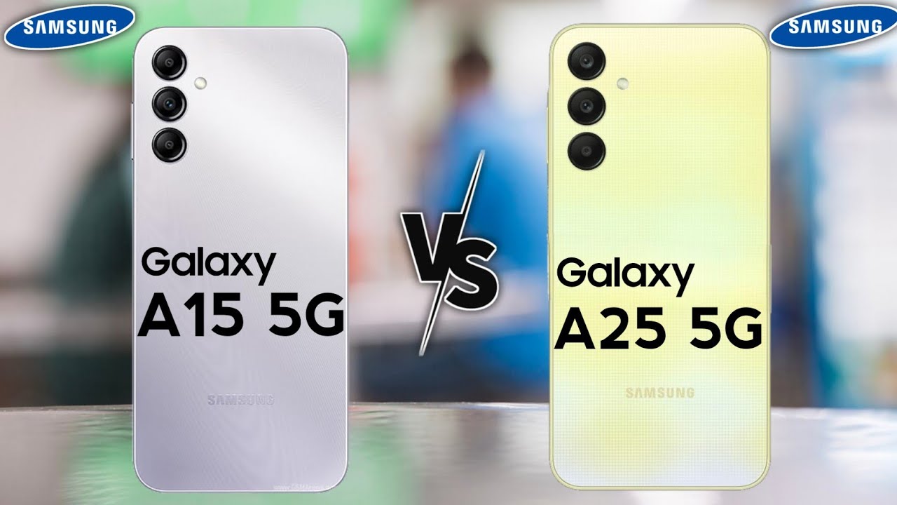 “سامسونج تنافس نفسها” .. مقارنة بين أساطير الفئة المتوسطة هاتف Samsung Galaxy A15 و Galaxy A25