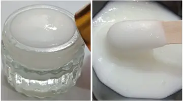 مكونات عمل كريم الأرز والنشا السحري