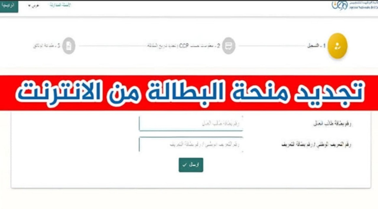 من هُنا..طريقة تجديد منحة البطالة في الجزائر 2024 خطوة بخطوة 5 من هُنا..طريقة تجديد منحة البطالة في الجزائر 2024 خطوة بخطوة