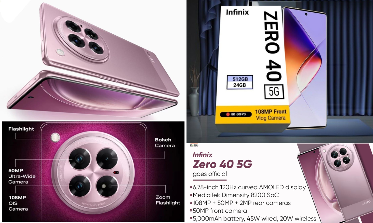 “وحش انفنكس الجديد”.. إطلاق هاتف Infinix Zero 40 5G بمعالج ميدياتك Dimensity 8200 Ultimate ومعدل تحديث 144 هيرتز