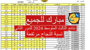 نتائج الثالث المتوسط 1280x720 1 1