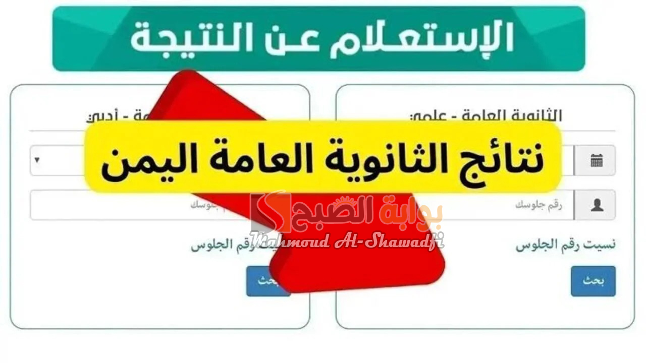 “مبروك للناجحين”.. لينك استعلام نتائج الثانوية العامة اليمن 2024 عبر moe-ye.net