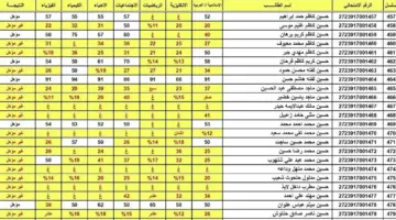 نتائج السادس الاعدادي