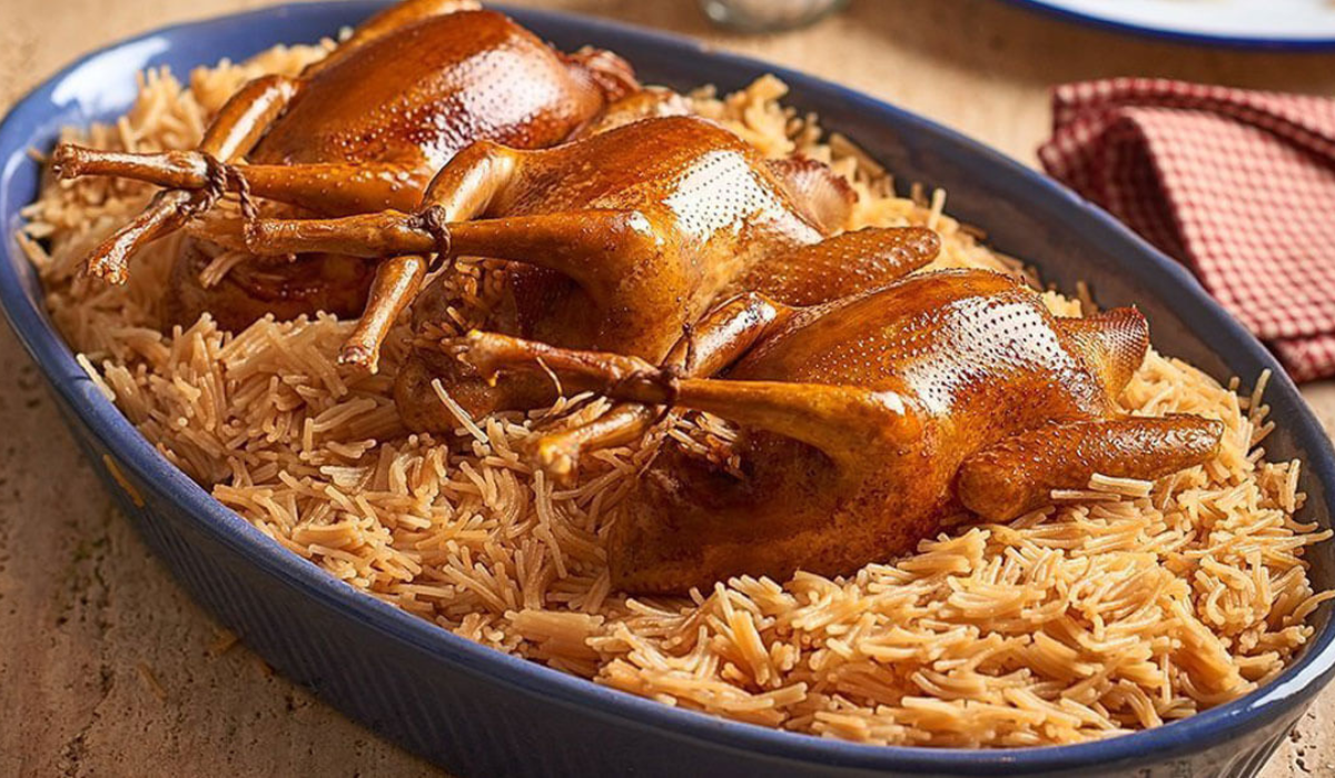 طريقة عمل الحمام المحشي بكل سهولة