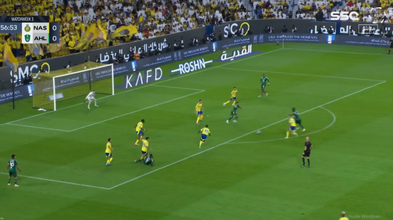 هدف الغنام القاتل يغتال أحلام أهلي جدة في الفوز على النصر بالرياض بالجولة الثالثة من دوري روشن