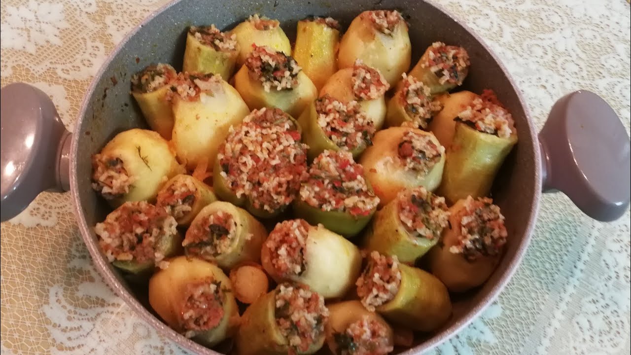 أسهل طريقة لعمل المحشي باللحمة والأرز خطوة بخطوة في المنزل