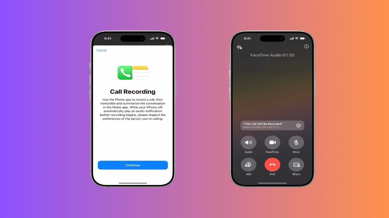 iOS 18.1… سجل مكالماتك واحفظها بلمسة زر واحدة