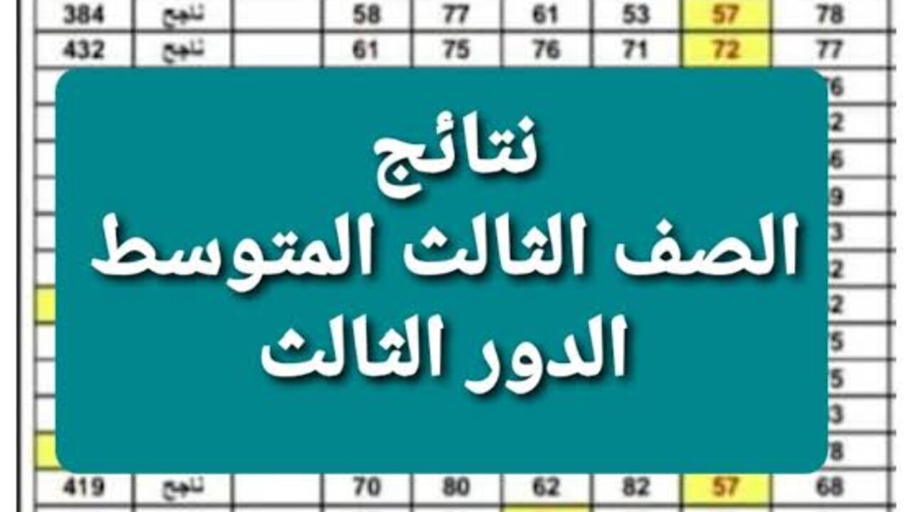 pdf كشوفات نتائج الثالث متوسط الدور الثالث عبر results mlazemna والموقع الرسمي epedu gov iq “حملها الآن”