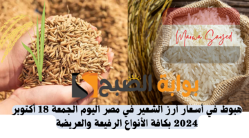 أسعار أرز الشعير اليوم في مصر 1 1