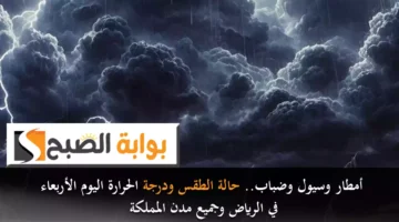 أمطار وسيول وضباب. حالة الطقس ودرجة الحرارة اليوم الأربعاء في الرياض وجميع مدن المملكة 1