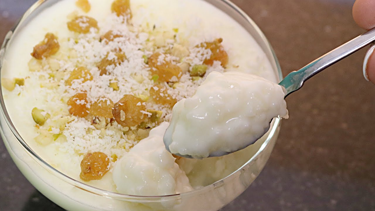 طريقة عمل الأرز بلبن سهلة وسريعة 2 طريقة عمل الأرز بلبن سهلة وسريعة