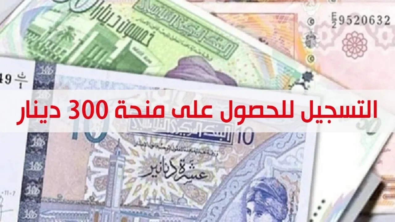 سجل الآن.. لينك التسجيل في منحة 300 دينار تونس 2024 وأهم الشروط المطلوبة