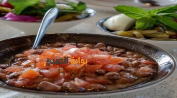 الفول بالطماطم11