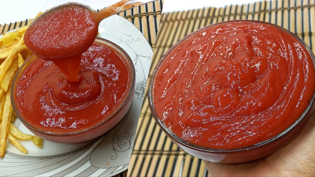 طريقة تحضير الكاتشب في المنزل بأقل المكونات وأسهل الخطوات والنتيجة رائعة