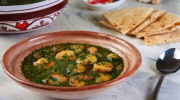 الملوخية بالجمبري