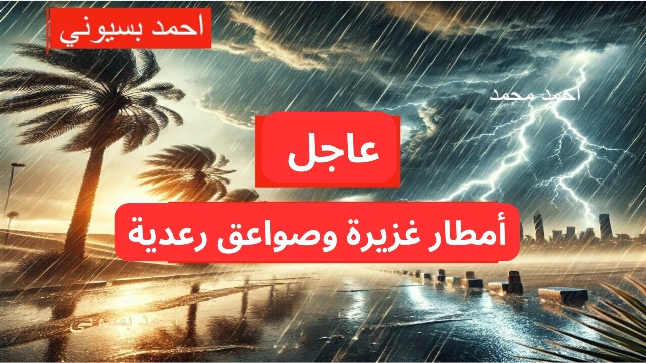 عاجل الأرصاد تطلق إنذارات حمراء بأمطار غزيرة وصواعق رعدية وتحذر من حالة الطقس.. التفاصيل