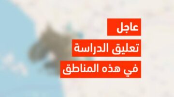 تعليق الدراسة الحضورية غدا