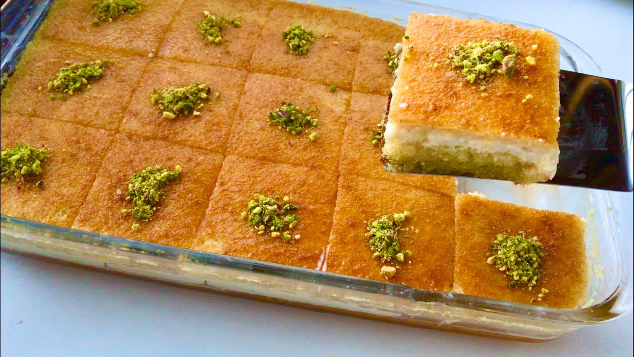 بكل سهولة .. خطوات تحضير البسبوسة بالحليب المكثف بمكونات في المطبخ 2 بكل سهولة .. خطوات تحضير البسبوسة بالحليب المكثف بمكونات في المطبخ