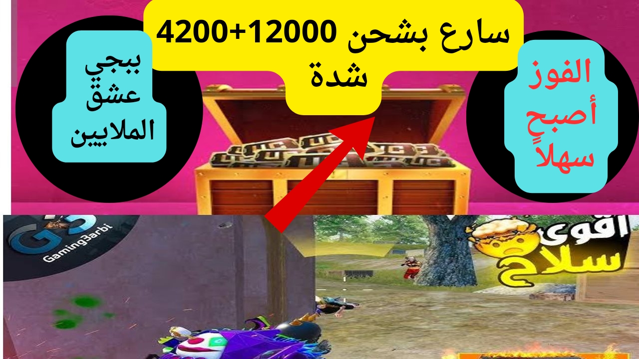 سارع بدخول 12000 زائد 4200 شدة.. شحن شدات ببجي بالأيدي لاستمرار لعبتك لأخر المراحل النهائية
