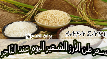 سعر طن الأرز الشعير اليوم
