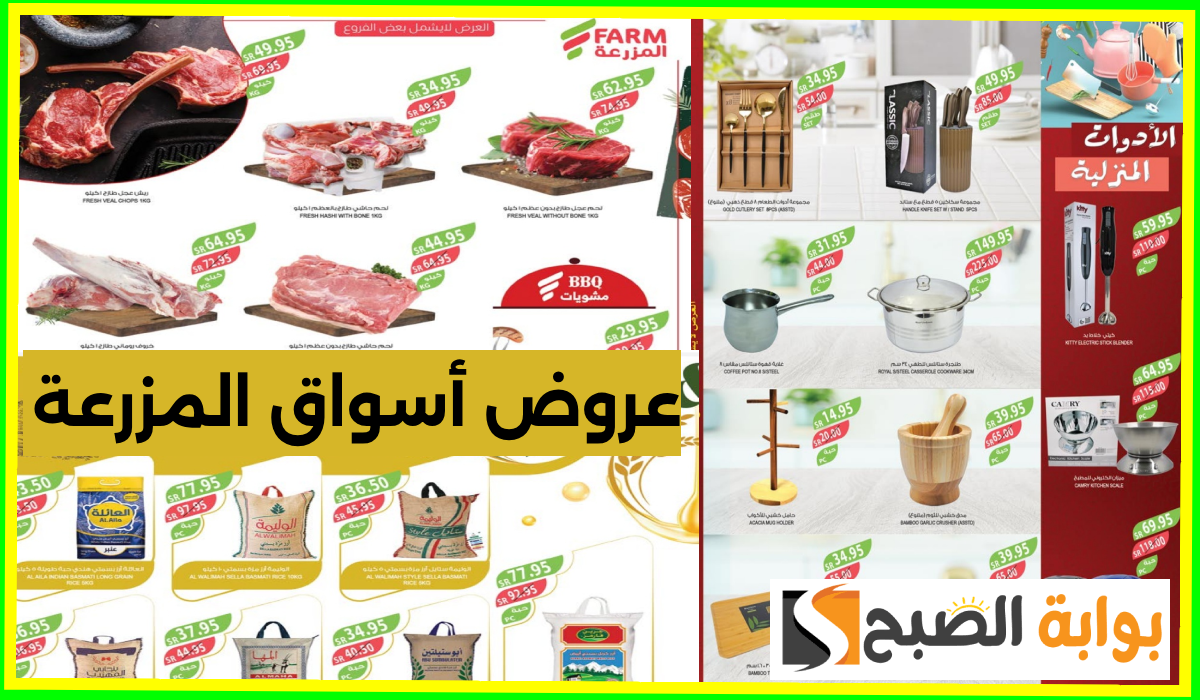 أقوى عروض أسواق المزرعة على اللحوم والمواد الغذائية والأدوات المنزلية حتى 22-10-2024 15 أقوى عروض أسواق المزرعة على اللحوم والمواد الغذائية والأدوات المنزلية حتى 22-10-2024