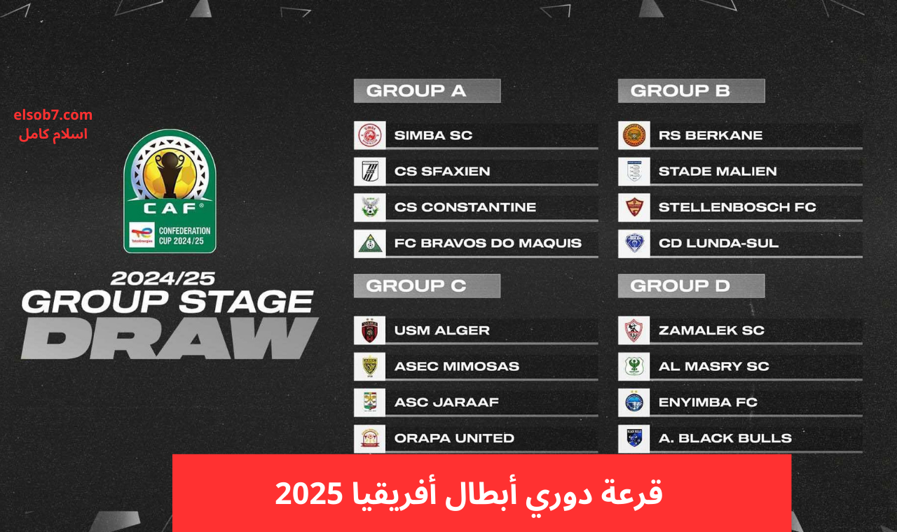 مجموعة الأهلي.. قرعة دوري أبطال أفريقيا 2024-2025 تسفر عن مواجهات نارية