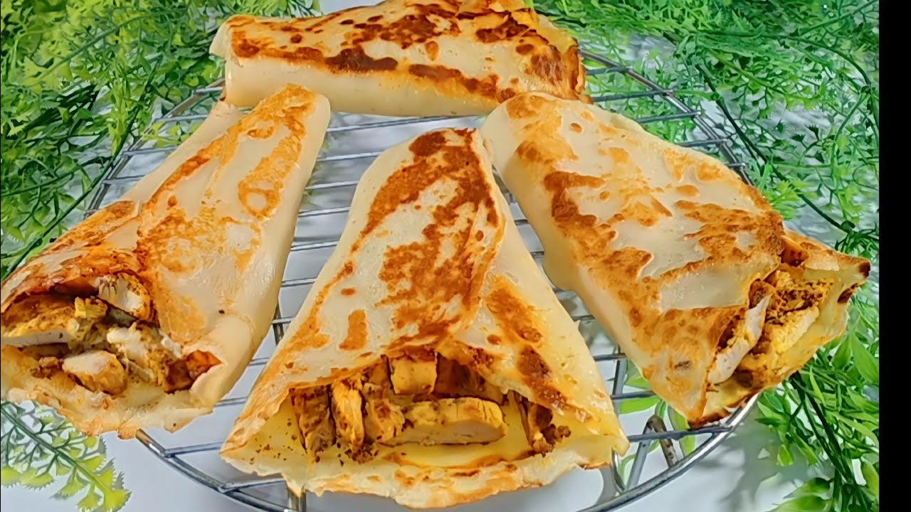 كريب الفراخ الناجح من أول مرة بخطوات وتكات المطاعم انسي تشتريه وأفكار مميزة للحشو 2 كريب الفراخ الناجح من أول مرة بخطوات وتكات المطاعم انسي تشتريه وأفكار مميزة للحشو