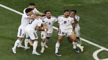مباراة العراق وفلسطين