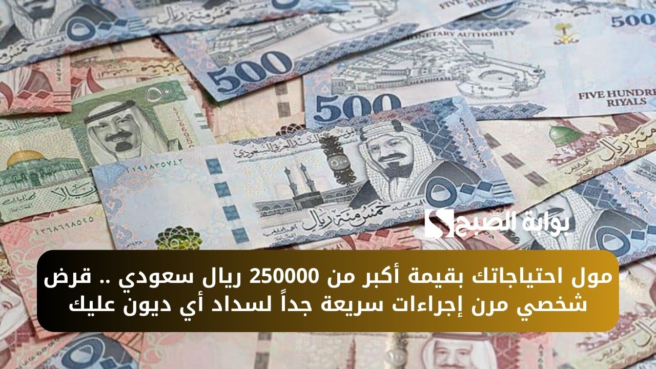 مول احتياجاتك بقيمة أكبر من 250000 ريال سعودي .. قرض شخصي مرن إجراءات سريعة جداً لسداد أي ديون عليك 5 مول احتياجاتك بقيمة أكبر من 250000 ريال سعودي .. قرض شخصي مرن إجراءات سريعة جداً لسداد أي ديون عليك