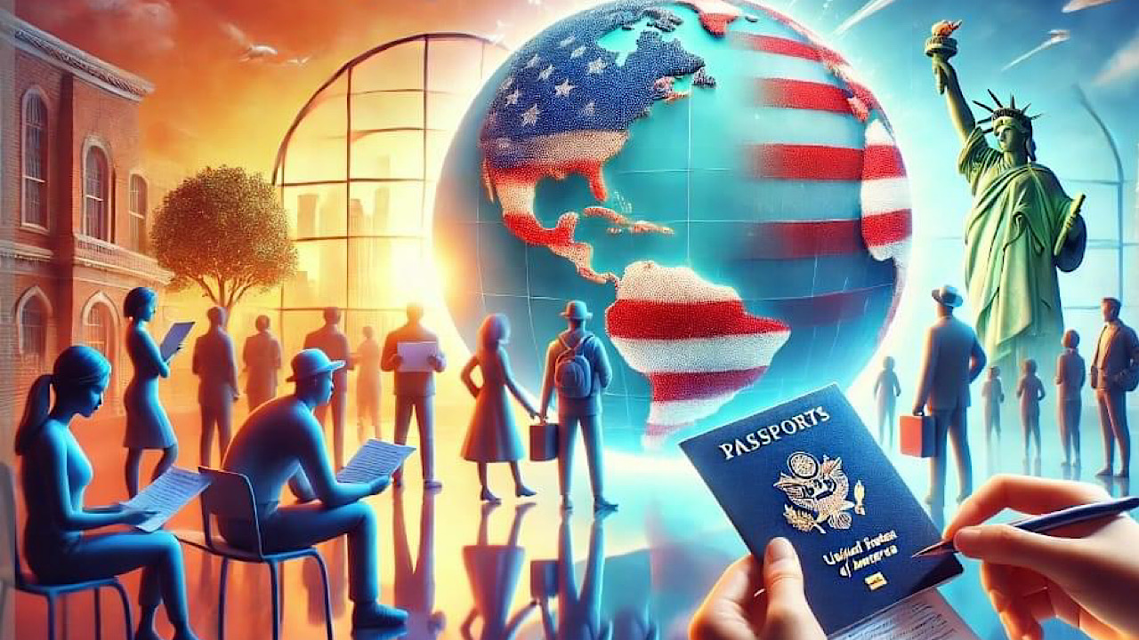 ساعات معدودة على إغلاق الموقع .. متى ينتهي التسجيل في اللوتري الأمريكي 2025؟
